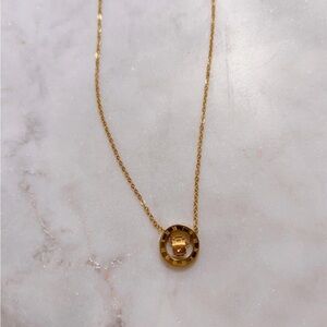 CELINE13 Eterna Roma‎ Necklace Pendant in Polished Stainless Steel